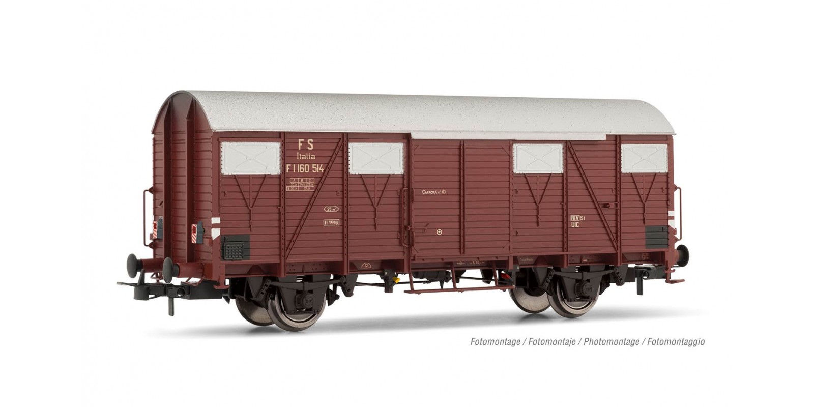 RI6509 FS, Gs closed wagon with wooden walls and rear light, ep. III