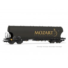 RI6474 4-axle round-sided hoper wagon "Mozart Distillerie", black with gold, period VI