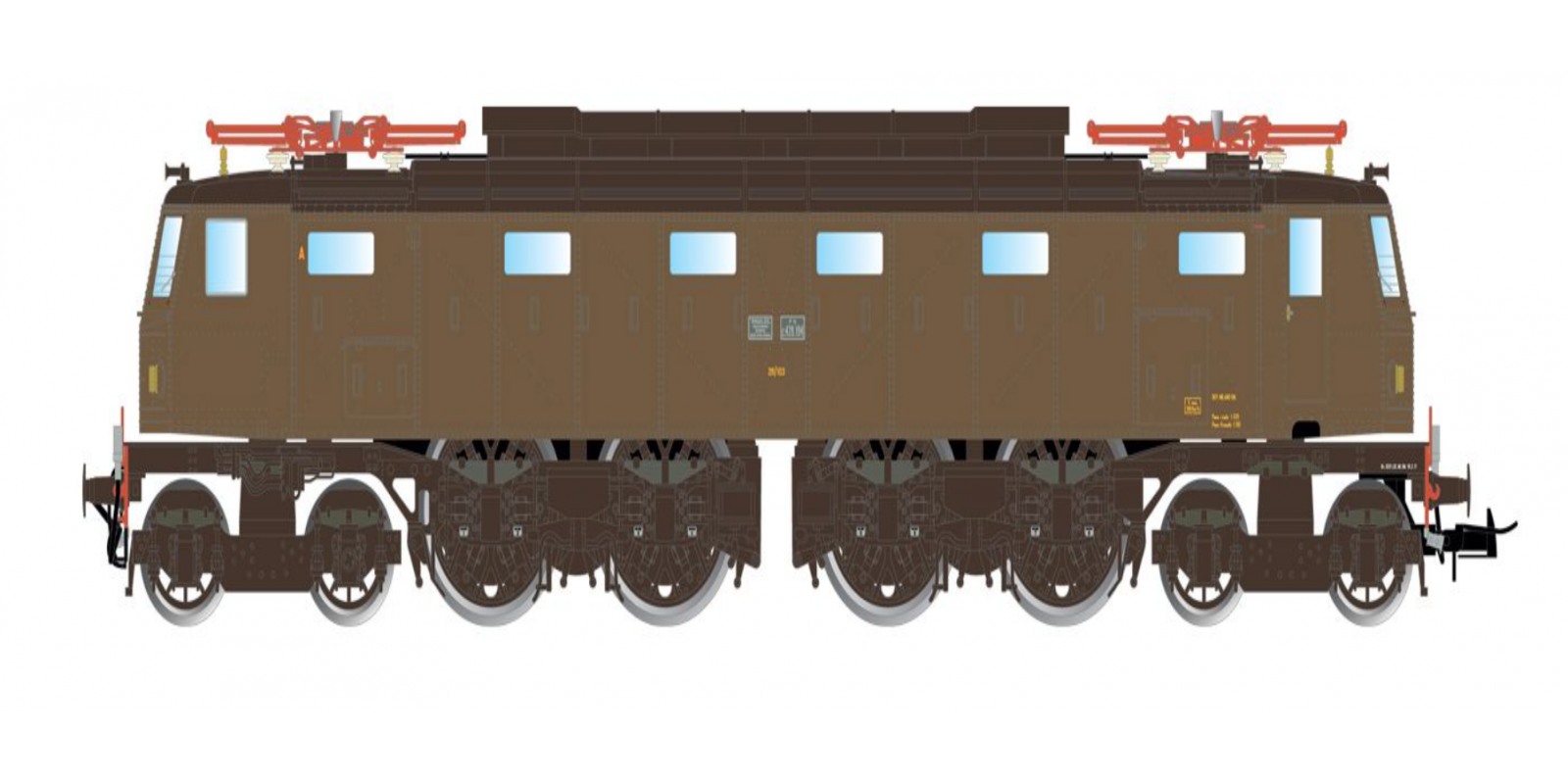 RI2902S FS, Electric locomotive E428 2nd series, original, wheels, ep. IVa - DCC Sound