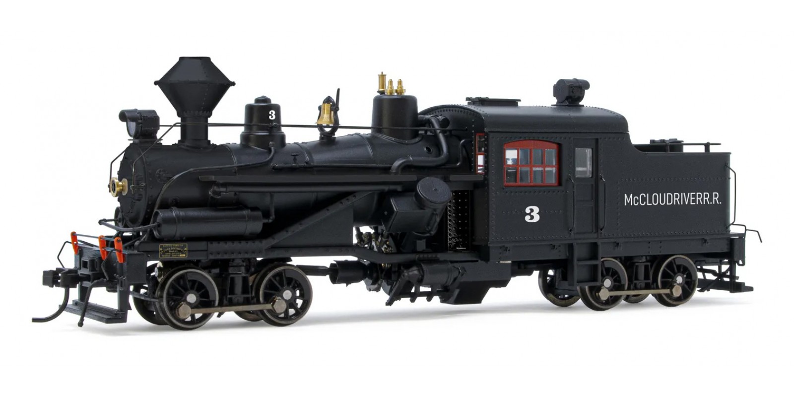 RI2946S Heisler steam locomotive, 2-truck model, "McCloud River Railroad #3", ep. III, with DCC sound decoder