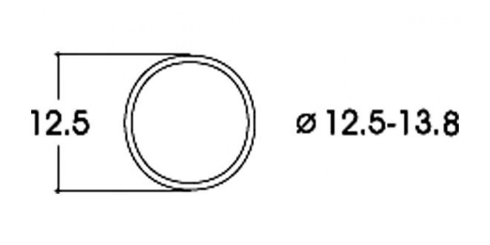 RO40066 - Adhesive ring set, 12.5 - 13.8 mm diameter (10pcs)
