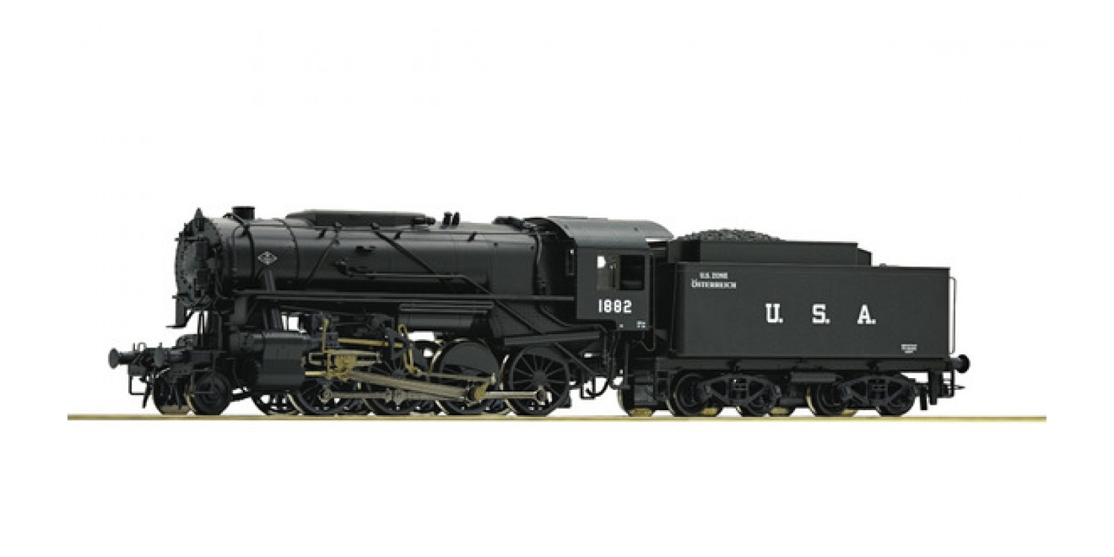 RO72153 - Steam locomotive S 160, USATC "US Zone Austria"