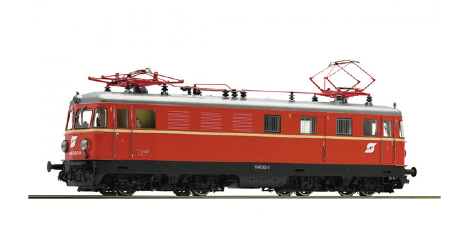 RO79295 - Electric locomotive 1046 002, ÖBB, AC, SOUND