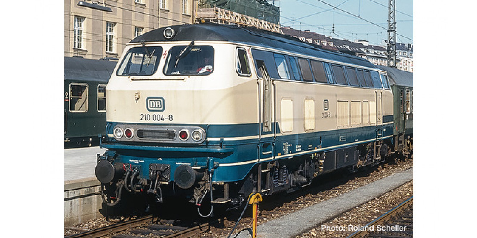 RO79737 - Diesel locomotive 210 004, DB, AC, SOUND