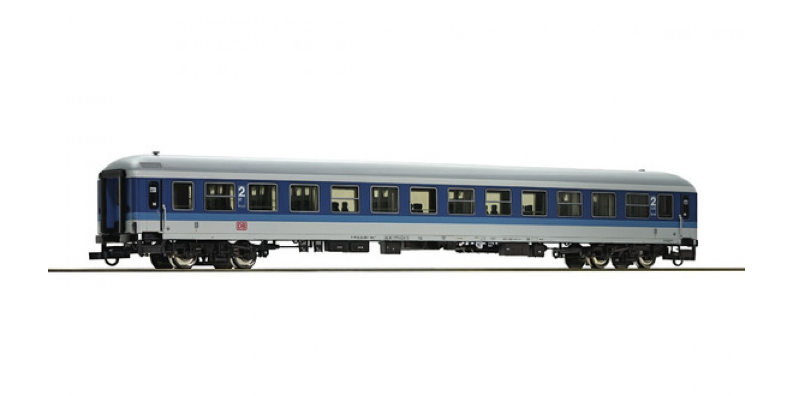 RO74302 - 2nd class express train passenger coach, DB AG
