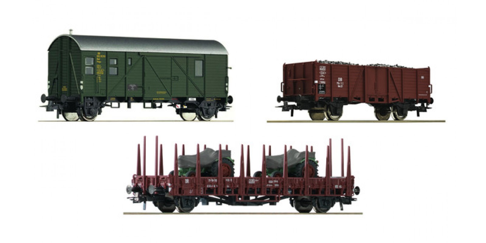 RO76166 - 3 piece set goods train "Höllental" - Set 1, DC