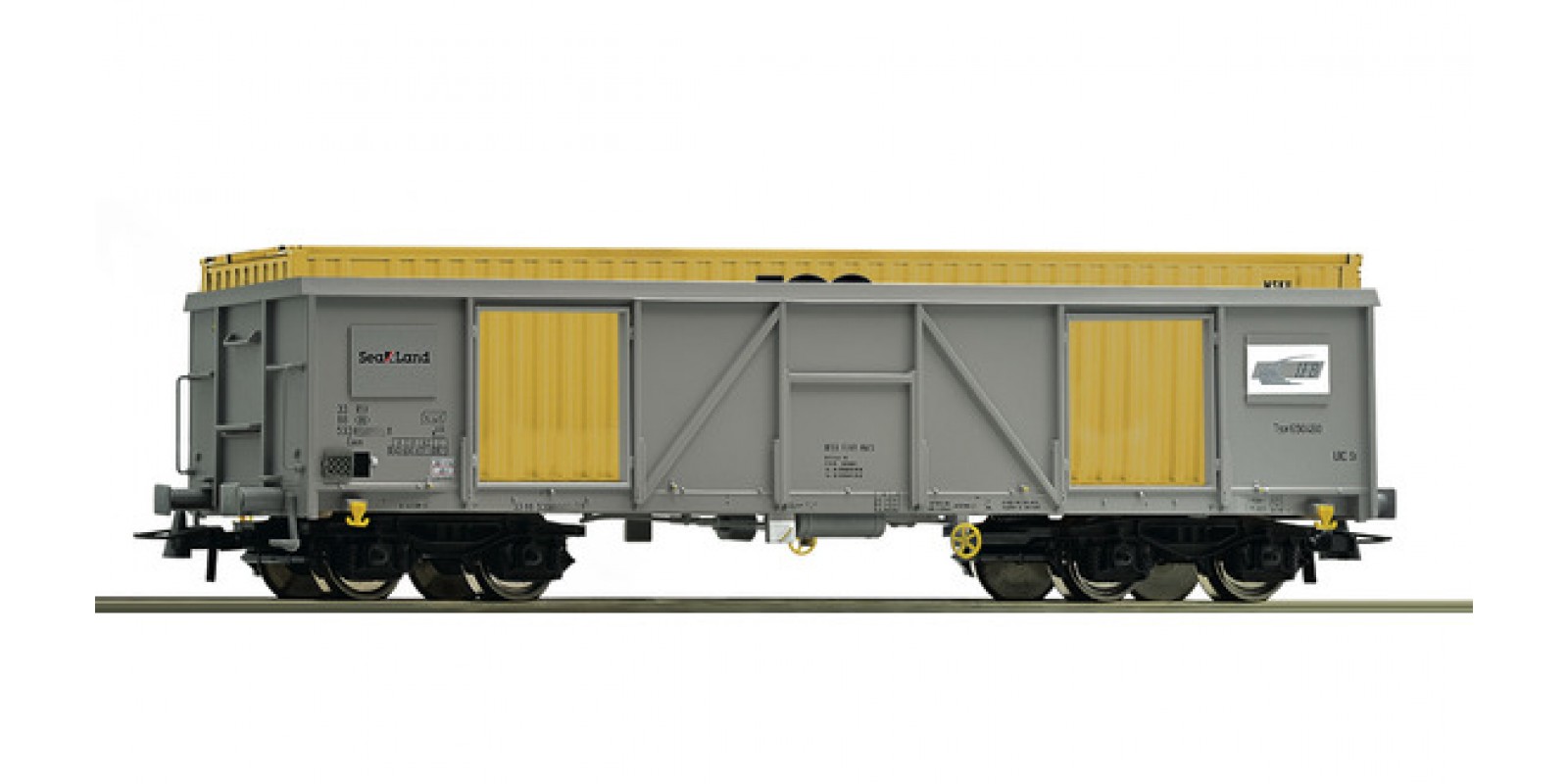 RO76724 - Gondola with container, SNCB