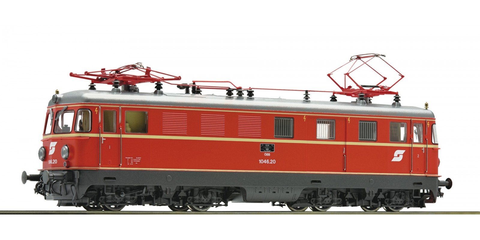 RO79291 - Electric locomotive class 1046, ÖBB - "The baggage carrying locomotive of ÖBB"