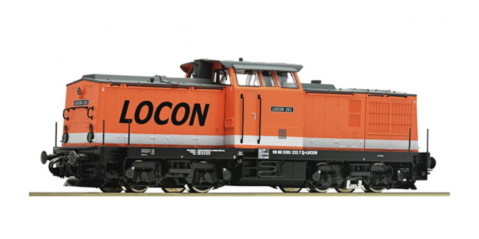 RO79758  Diesel locomotive V100 of the Locon with sound. Epoch VI.