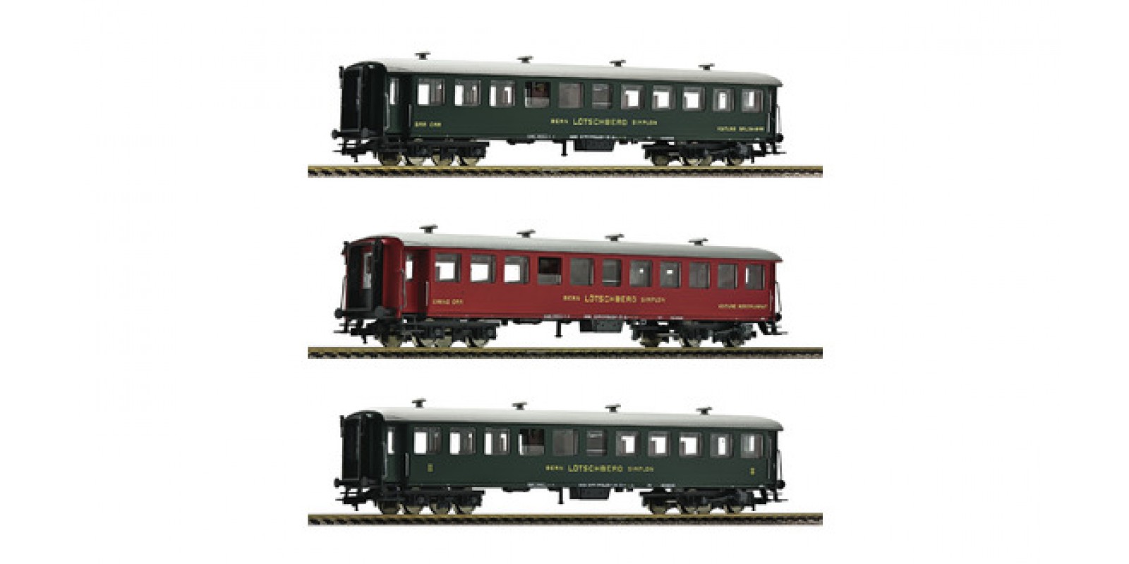 FL513602 - 3 piece wagon set Swiss Classic Train (Set 2)