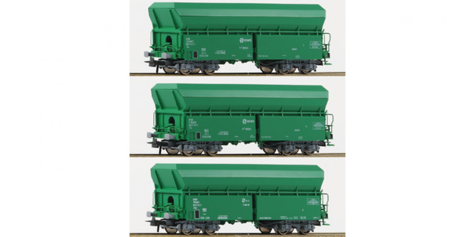 RO67080 - 3 piece set: Self-unloading hopper wagons, RENFE