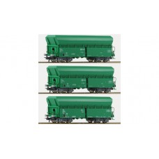 RO67080 - 3 piece set: Self-unloading hopper wagons, RENFE