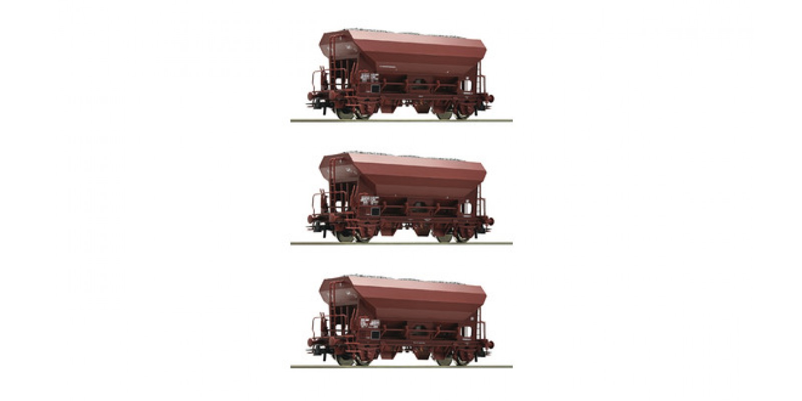 RO76127 - 2 piece set: Open goods wagons, FS