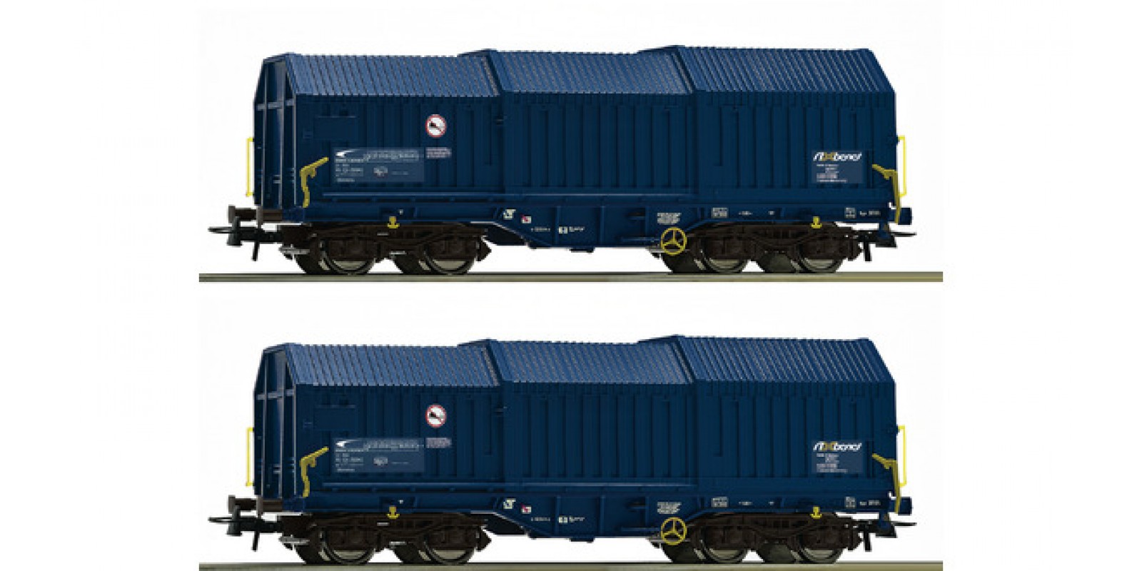 RO76446 - 2 piece set: Telescoping hood wagons, ZSSK Cargo