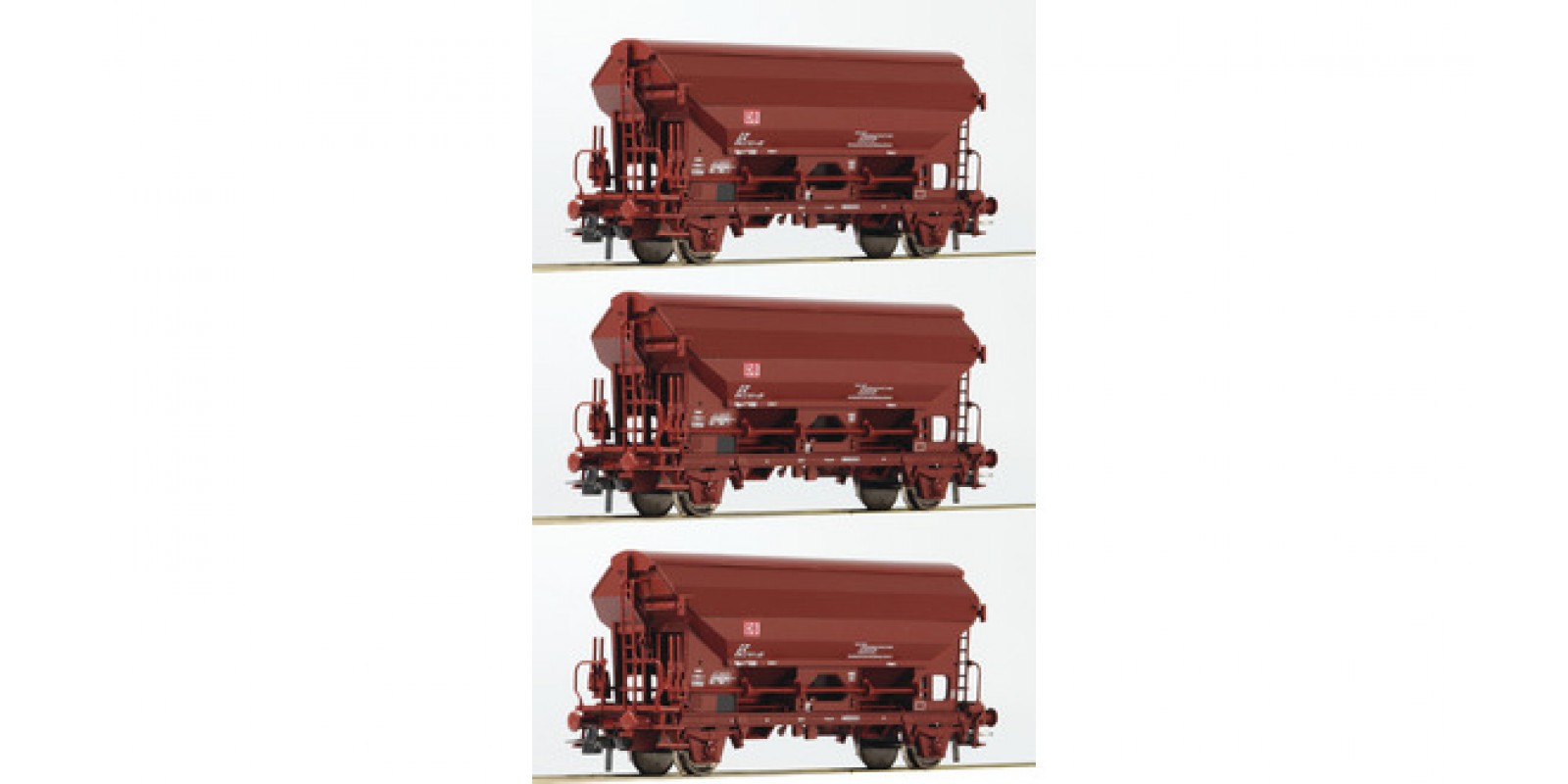 RO76575 - 3 piece set: Swing roof wagons, DB AG
