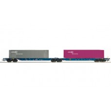 RO76641 - Double carrier wagon unit, RENFE