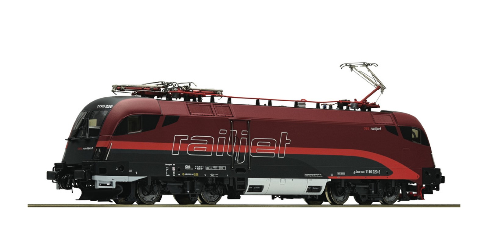 RO79233 - Electric locomotive Rh 1116 "Railjet", ÖBB