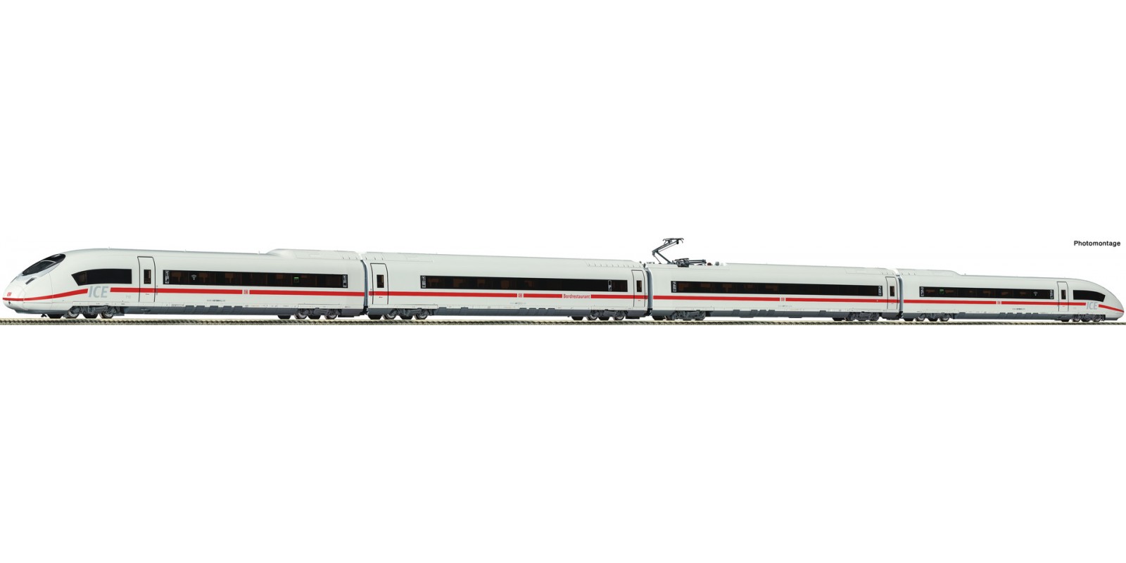RO72040 - 4 piece set: electric railcar ICE 3 407 706-1, DB AG