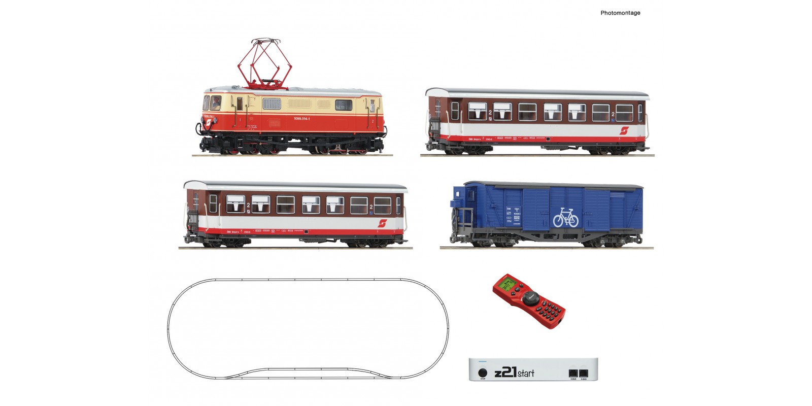 RO31033 - z21®start Digitalset: Electric locomotive class 1099 with bicycle wagon