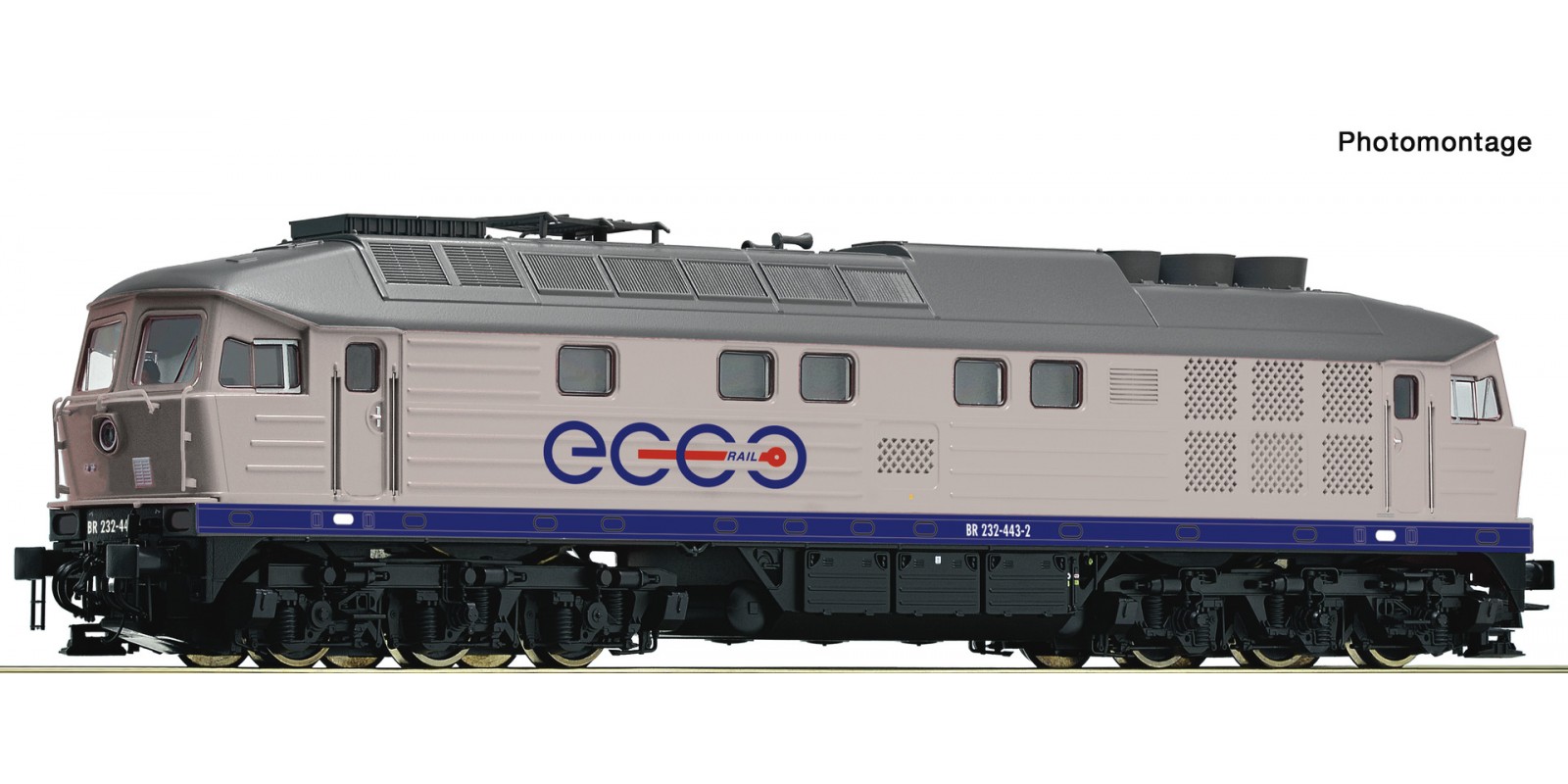 RO52467 - Diesel locomotive class 232, Ecco Rail