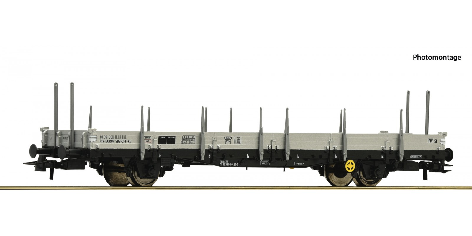 RO67308 - Stake wagon, SBB