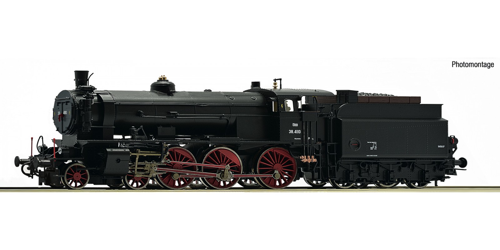 RO72124 - Steam locomotive class 38, ÖBB