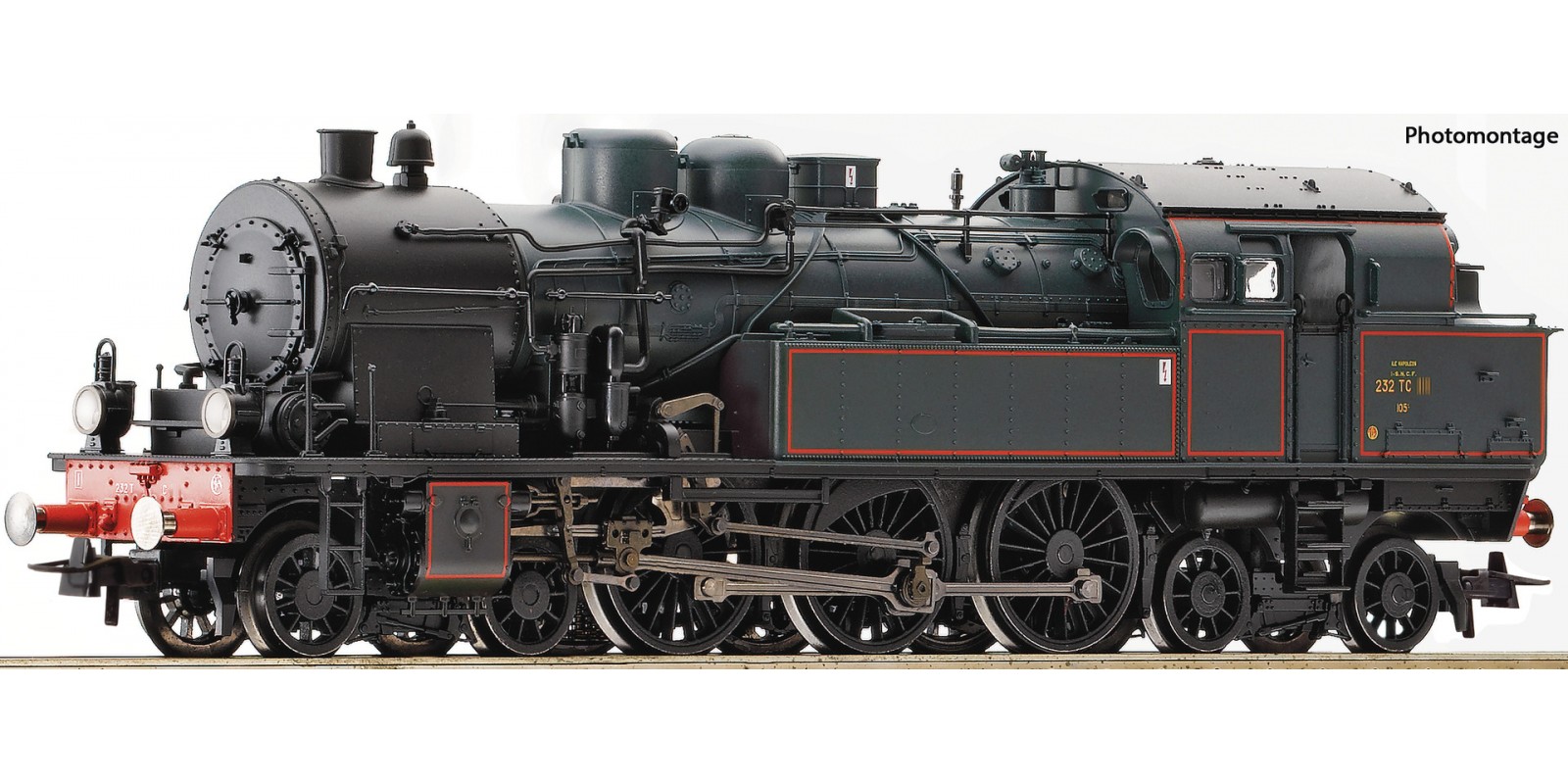 RO72167 - Steam locomotive série 232 TC, SNCF
