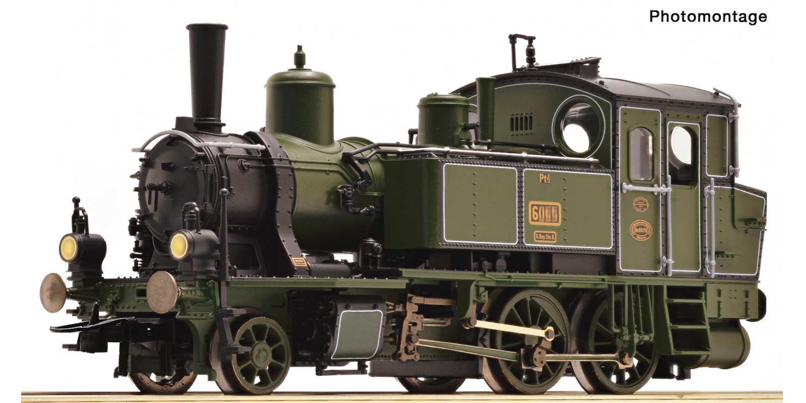 RO73052 - Steam locomotive type Pt 2/3, K.Bay.Sts.B