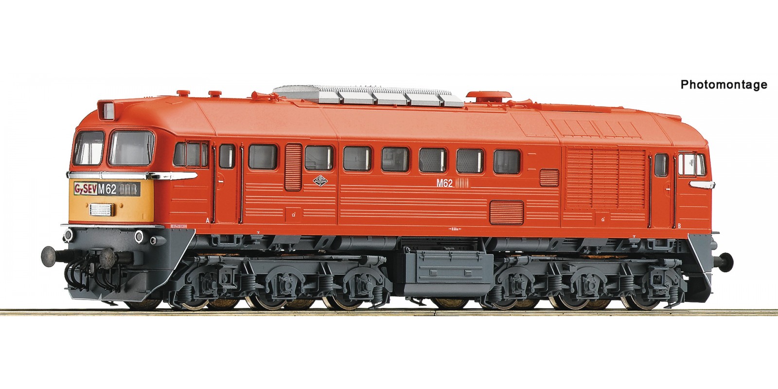 RO73243 - Diesel locomotive M62, GYSEV