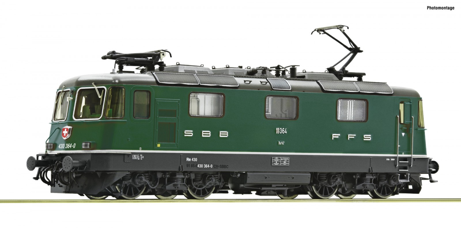 RO71404 E-Lok Re 430 SBB grün Snd.    