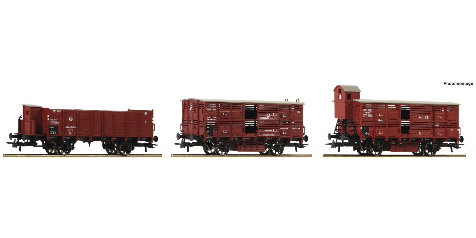 RO76060 3er Set Güterzug KPEV         