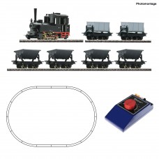 RO31035 Analogue start set: Light railway steam locomotive and lorry train
