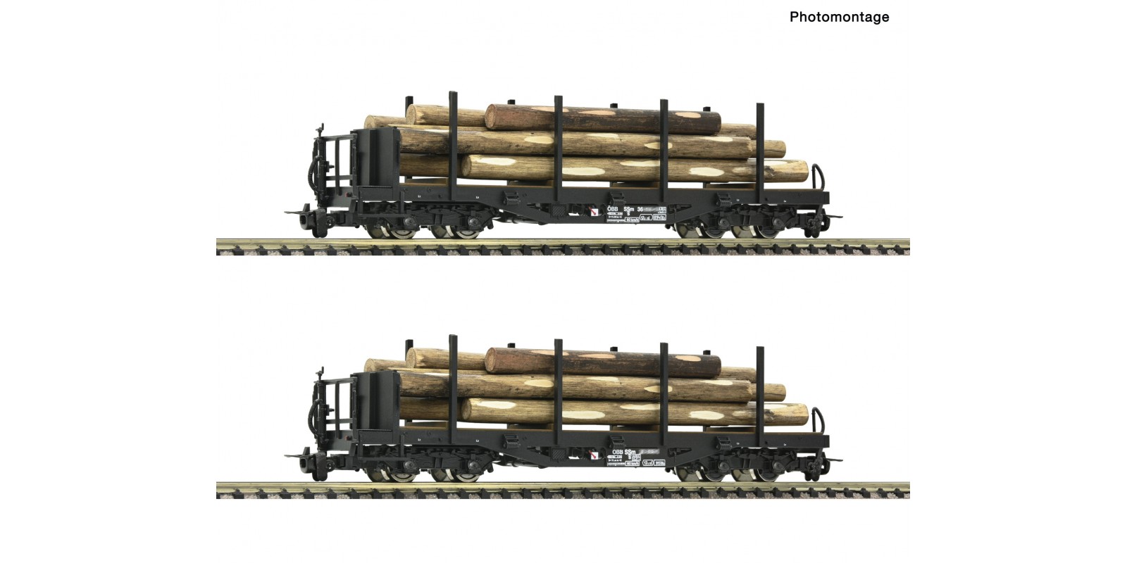 RO34582 2 piece set: Stake wagons