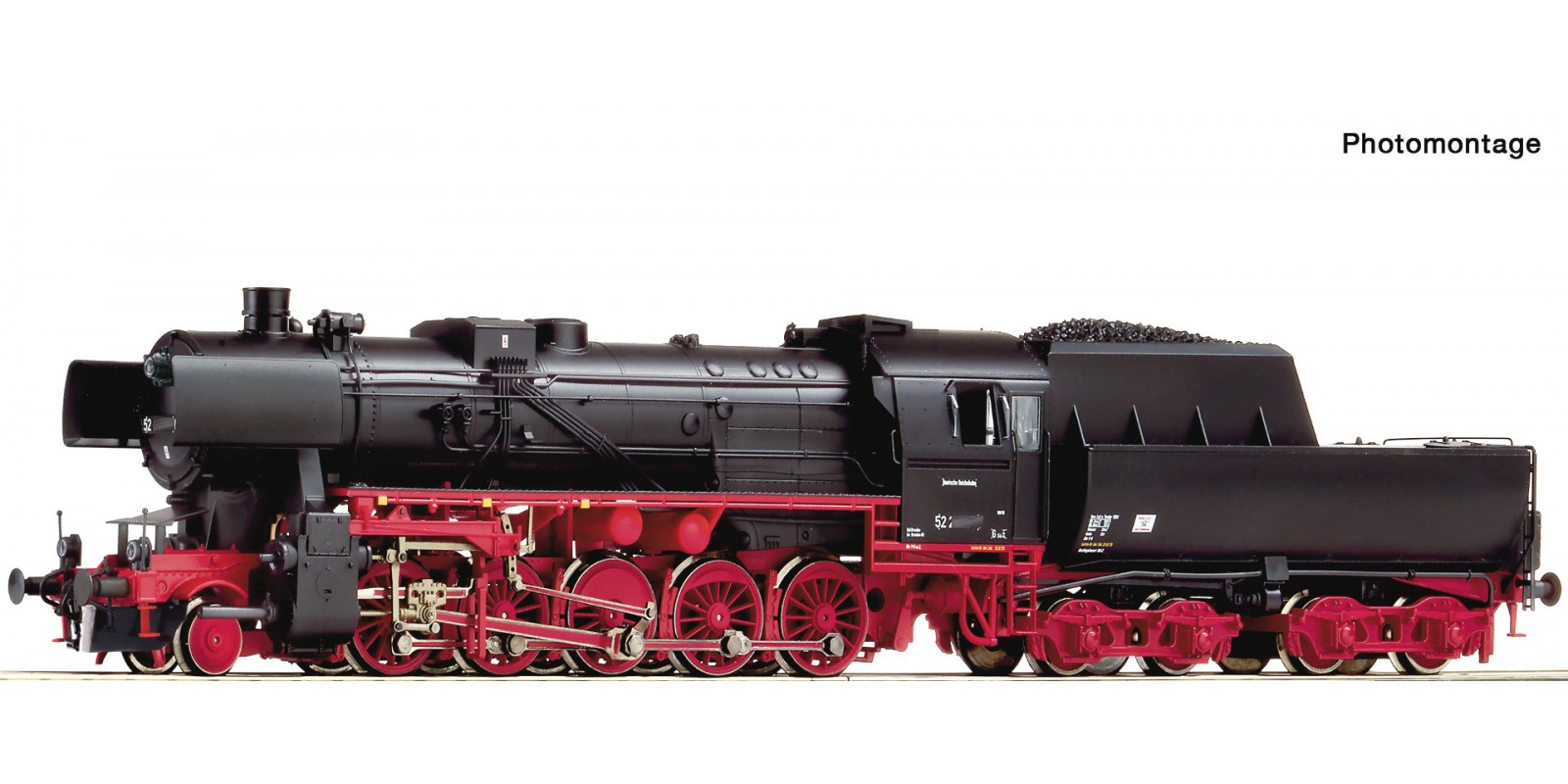RO70277 Steam locomotive class 52