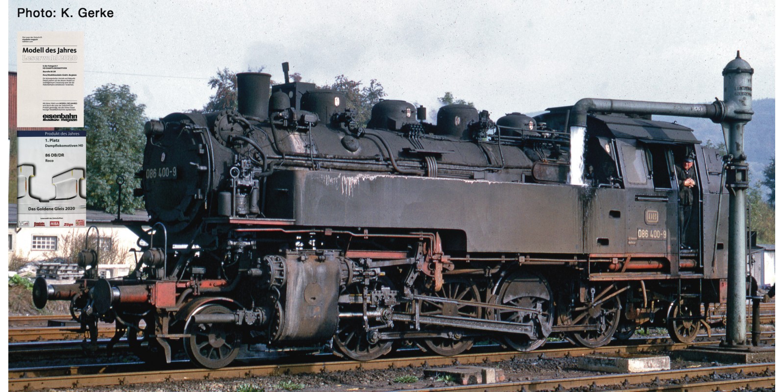 RO70318 Steam locomotive 086 400-9