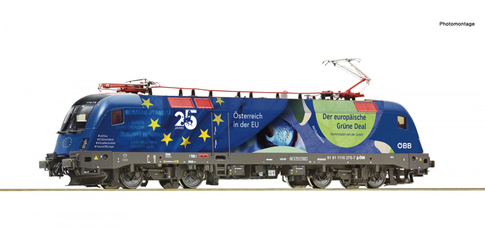 RO70501 Electric locomotive 1116 276-7 “25 years of Austria in the EU”