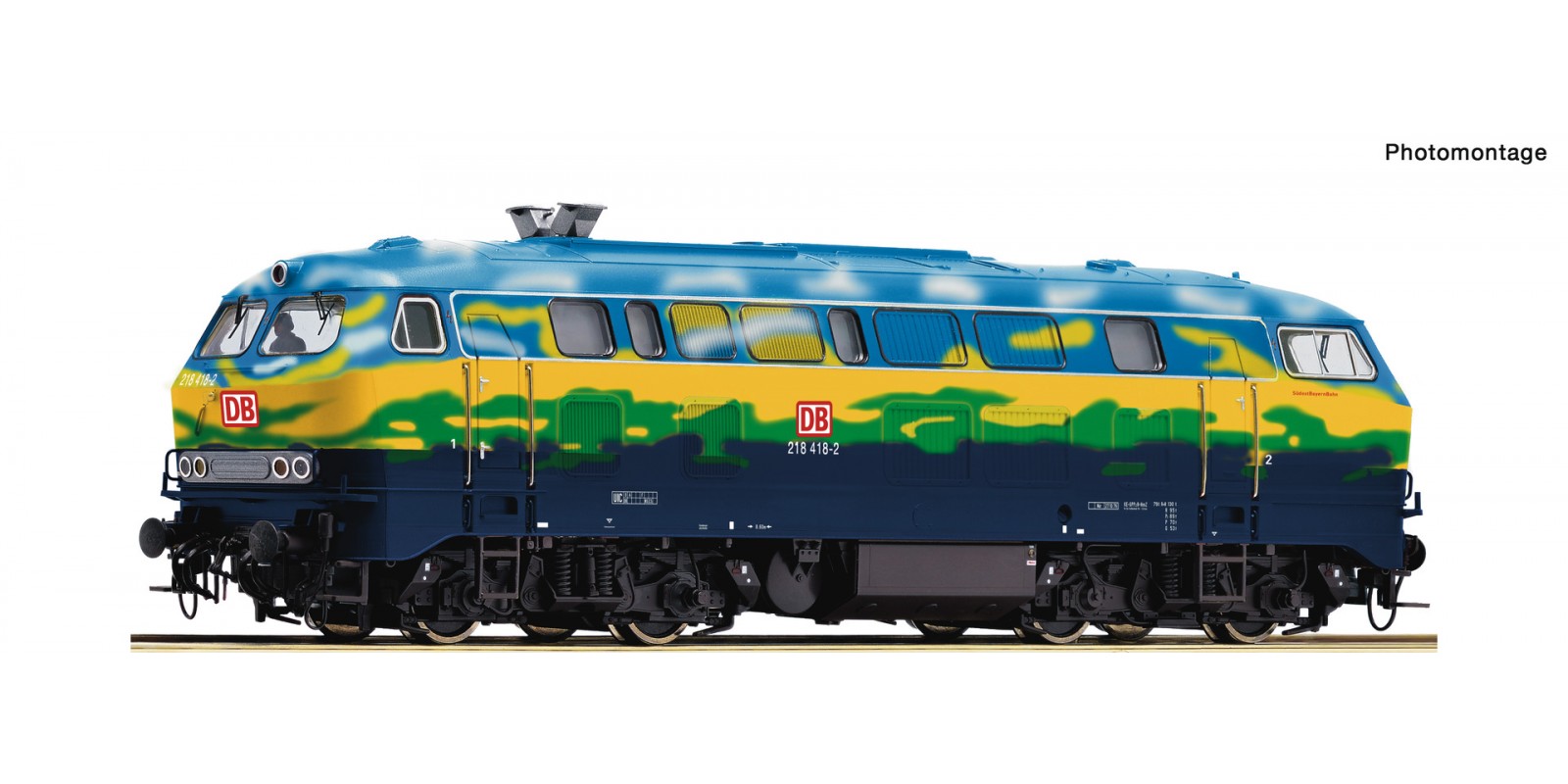 RO70758 Diesel locomotive 218 418-2