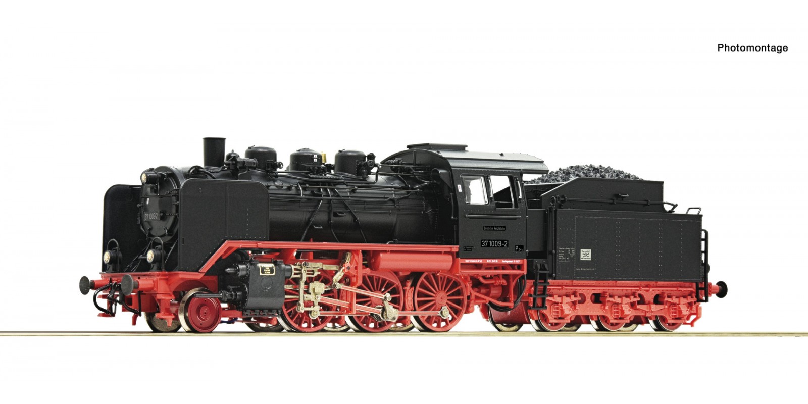 RO71211 Steam locomotive 37 1009-2