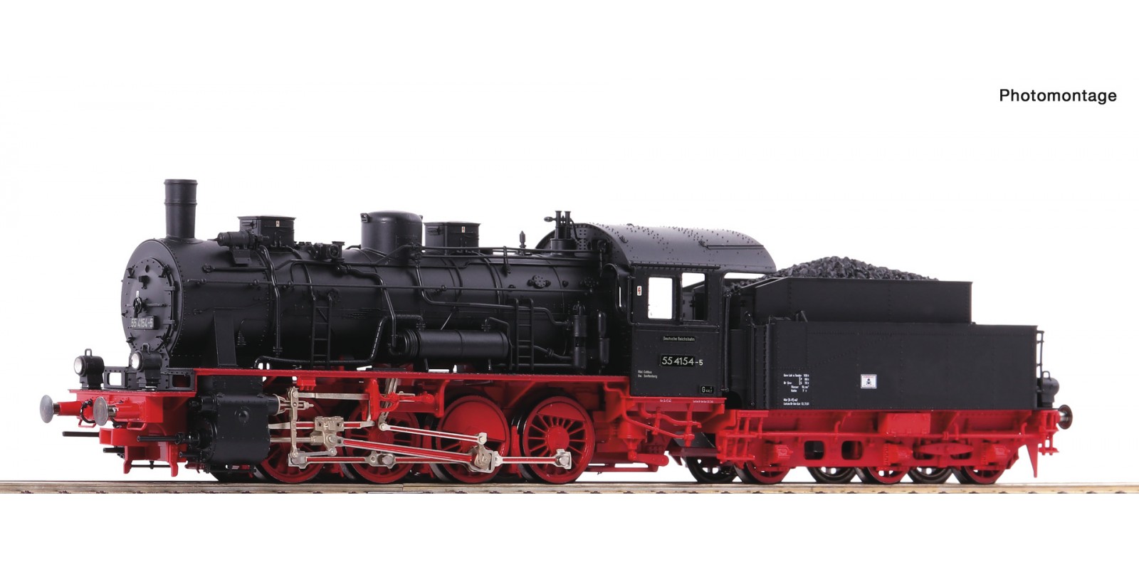 RO72046 Steam locomotive 55 4154-5