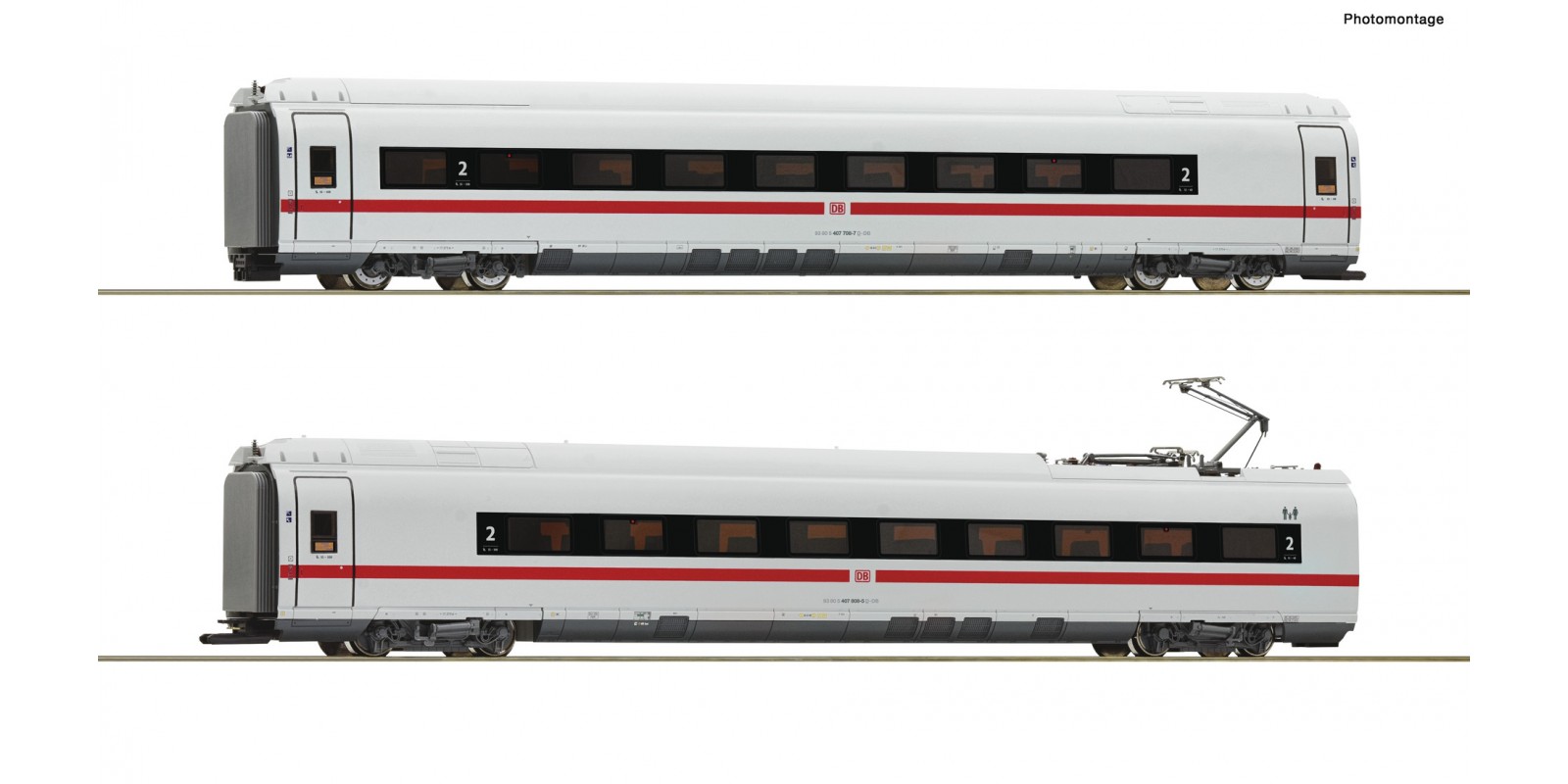 RO72098 2 piece set: Intermediate coaches class 407