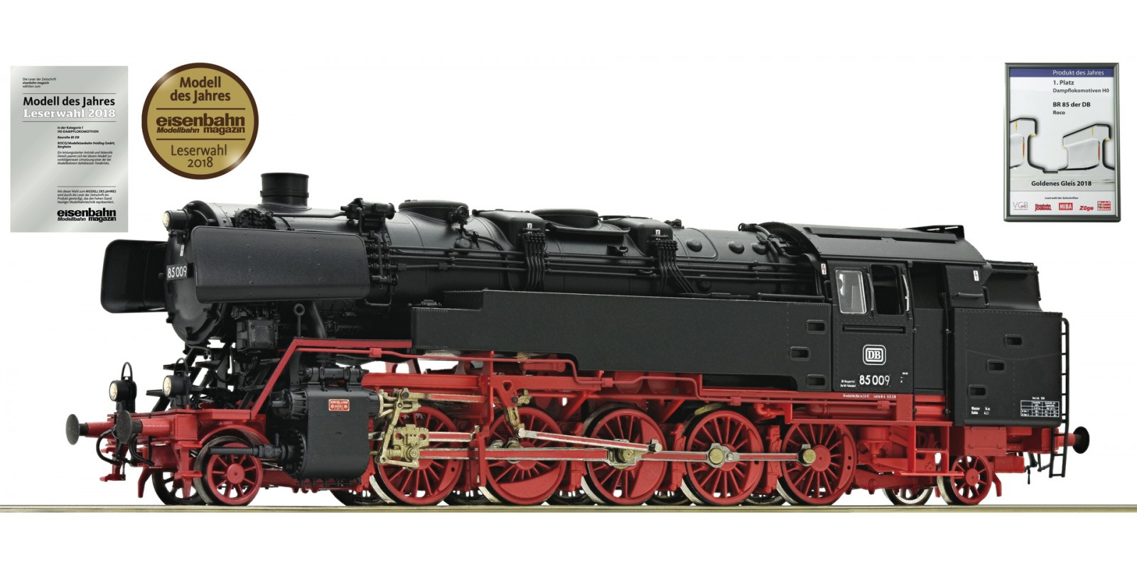 RO72272 Steam locomotive 85 009