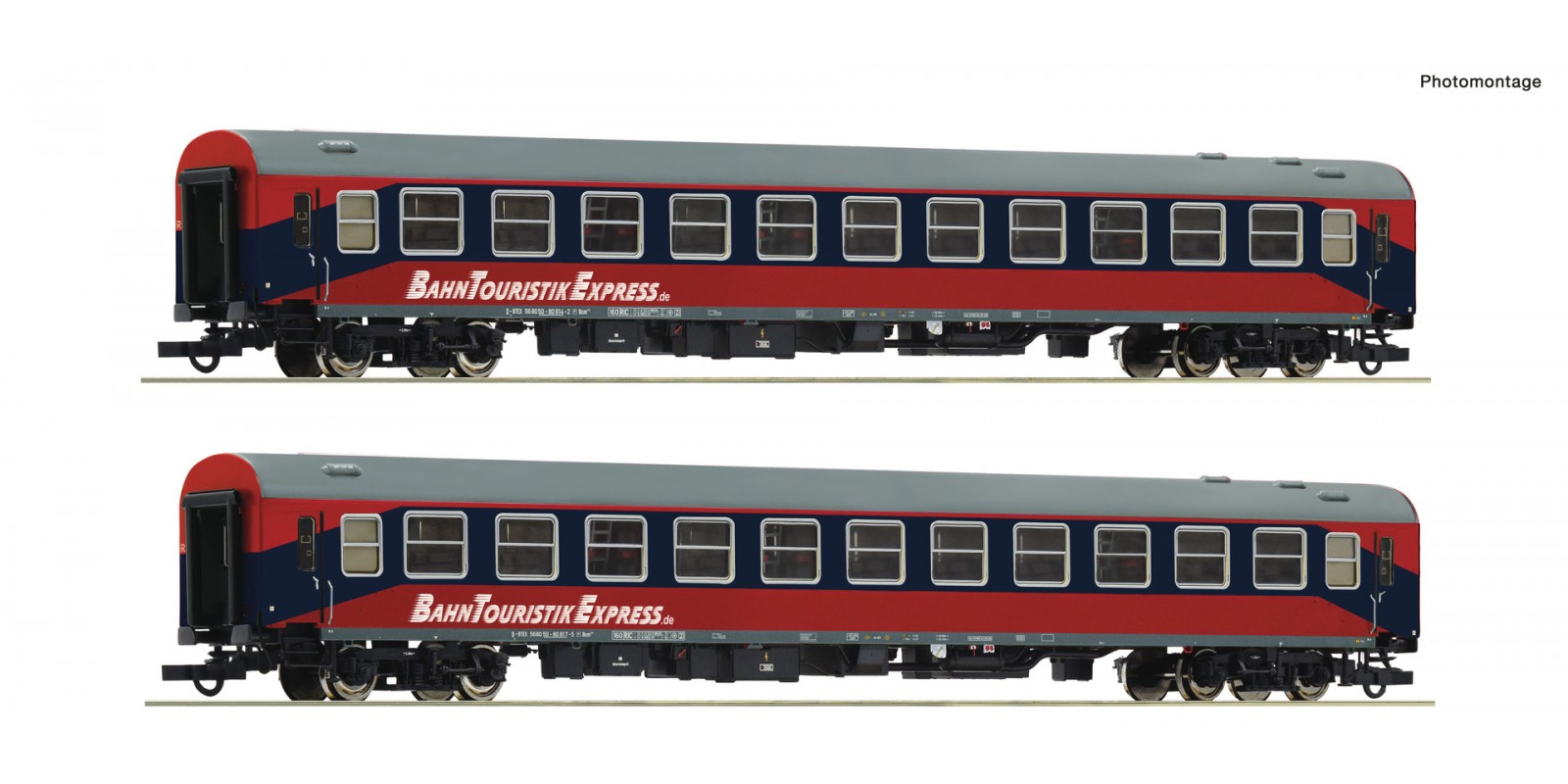 RO74055 2 piece set: Couchette coaches