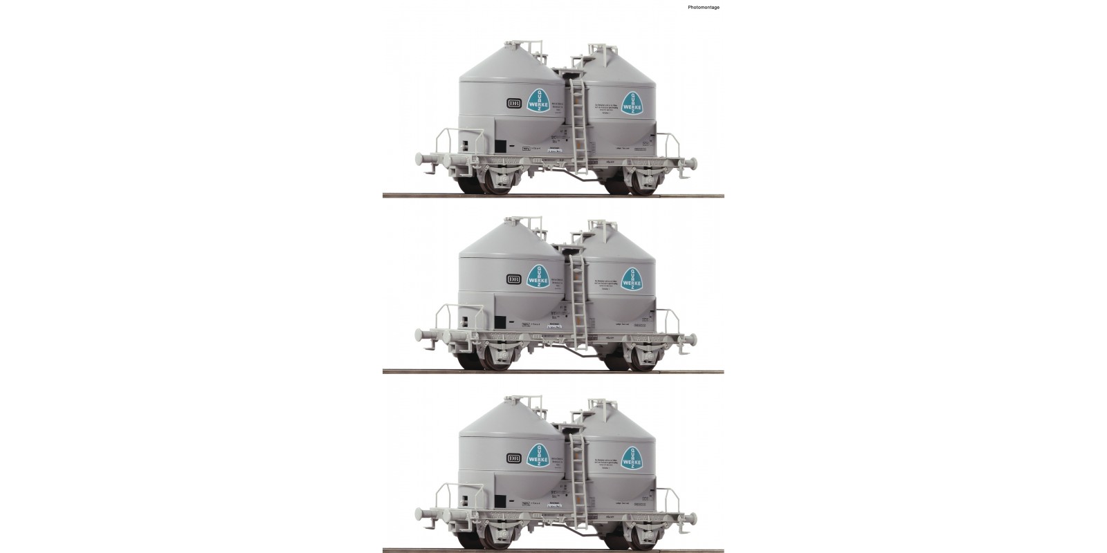 RO76010 3 piece set: Silo wagons