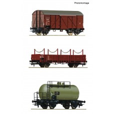 RO76018 3 piece set: Goods train