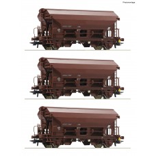 RO76180 3 piece set: Swing roof wagons
