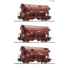RO76181 3 piece set: Swing roof wagons