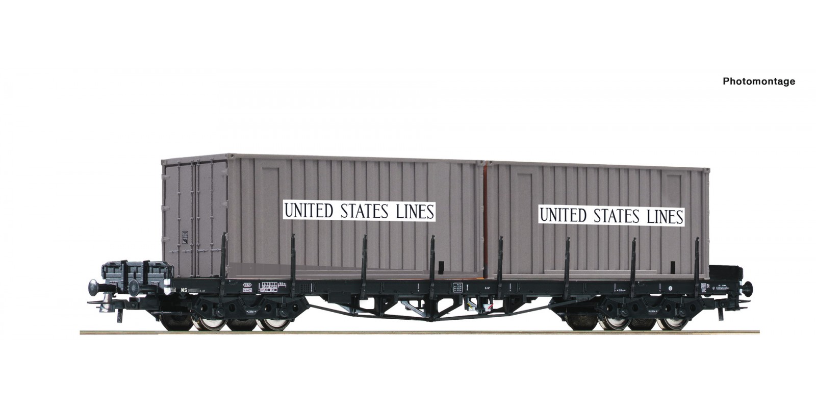 RO76714 Stake wagon + United States Lines