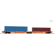 RO77360 Articulated double pocket wagon