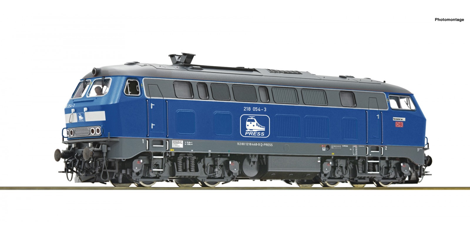 RO78755 Diesel locomotive 218 054-3