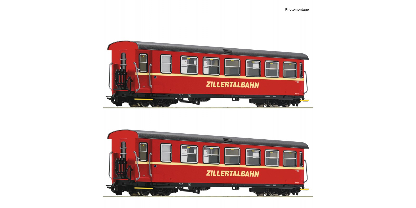 RO34049 2 piece set: Narrow-gauge coach, Zillertalbahn